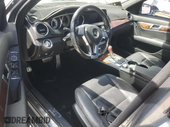 2012 Mercedes-Benz C 350 Sport with VIN WDDGF5HB8CR216801, listed as a Copart auction lot 47531855 with 125,259 mi miles and Non Repairable. Bid and sale history available at DreamBid. Image 8.