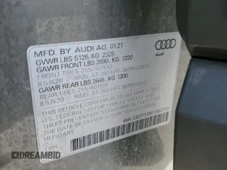 2021 Audi Q3 S line Premium with VIN WA1DECF33M1082709, listed as a Copart auction lot 50559005 with 65,244 mi miles and Salvage Title. Bid and sale history available at DreamBid. Image 14.