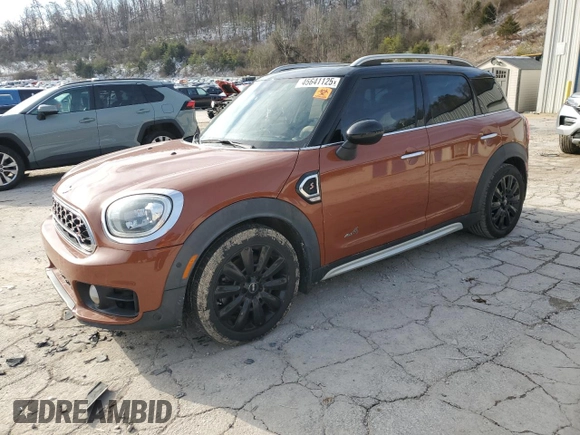 2018 MINI Countryman Cooper S with VIN WMZYT5C39J3E61682, listed as a Copart auction lot 45641125 with 98,496 mi miles and Salvage title. Bid and sale history available at DreamBid. Image 1.