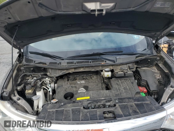 2014 Nissan Quest S with VIN JN8AE2KP9E9105056, listed as a Copart auction lot 56594235 with 117,103 mi miles and Clean title. Bid and sale history available at DreamBid. Image 12.