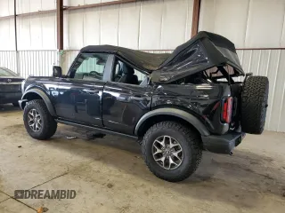 2023 Ford Bronco with VIN 1FMEE5DP2PLB11875, listed as a Copart auction lot 63865103 with 5,470 mi miles. Bid and sale history available at carsss.com. Image 2.