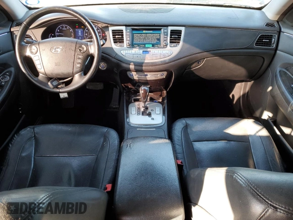 2013 Hyundai Genesis 3.8L with VIN KMHGC4DD0DU227354, listed as a Copart auction lot 46802225 with 157,652 mi miles and Salvage Title. Bid and sale history available at carsss.com. Image 8.