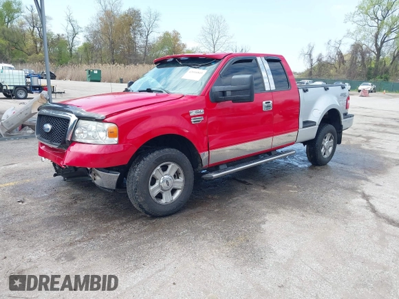 2008 Ford F-150 XLT with VIN 1FTPX14588FA31947, listed as a IAAI auction lot 42016845 with 129,723 mi miles. Bid and sale history available at carsss.com. Image 21.