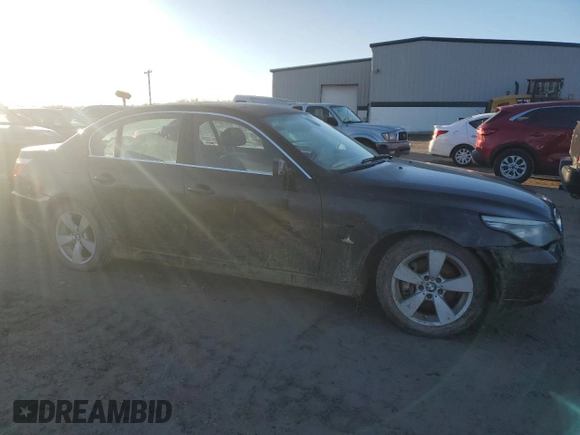 2008 BMW 5 Series 528xi with VIN WBANV13508CZ57921, listed as a Copart auction lot 47785125 with Not Provided miles and Salvage Title. Bid and sale history available at DreamBid. Image 4.