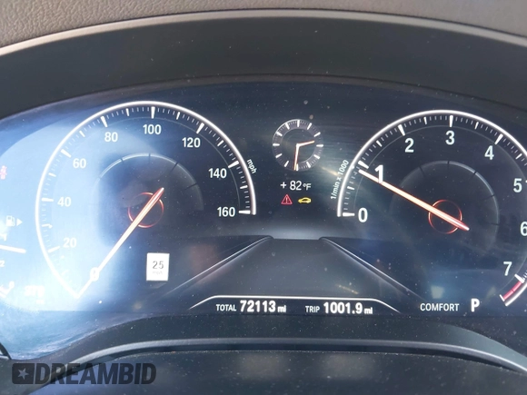 2019 BMW 5 Series 540i with VIN WBAJE5C55KWW11827, listed as a IAAI auction lot 42191127 with 72,113 mi miles and . Bid and sale history available at DreamBid. Image 7.
