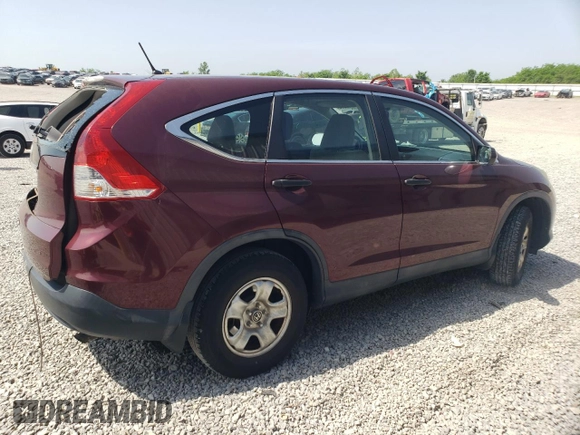 2013 Honda CR-V LX with VIN 5J6RM3H31DL016038, listed as a Copart auction lot 56682235 with 101,199 mi miles and Salvage title. Bid and sale history available at DreamBid. Image 3.
