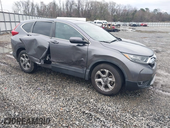 2017 Honda CR-V EX-L with VIN 7FARW1H8XHE039217, listed as a IAAI auction lot 41586701 with 37,058 mi miles. Bid and sale history available at carsss.com. Image 1.