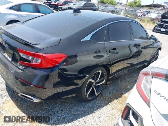2019 Honda Accord Sport with VIN 1HGCV2F38KA030812, listed as a IAAI auction lot 42429667 with 98,648 mi miles and . Bid and sale history available at DreamBid. Image 4.