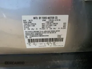 2021 Ford Explorer ST with VIN 1FM5K8GC3MGB32354, listed as a Copart auction lot 54086765 with 55,428 mi miles and Salvage Title. Bid and sale history available at carsss.com. Image 13.