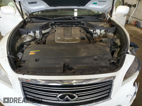 2013 Infiniti M37 with VIN JN1BY1AR0DM604816, listed as a Copart auction lot 85498034 with 126,807 mi miles and Salvage Title. Bid and sale history available at carsss.com. Image 11.