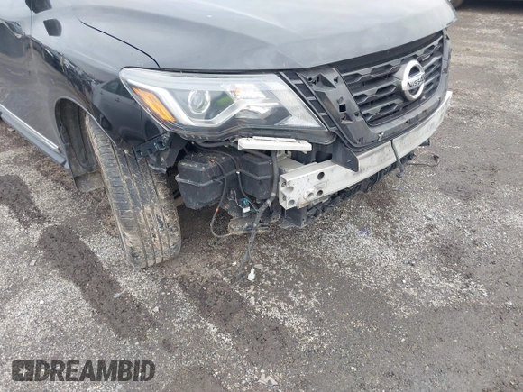 2017 Nissan Pathfinder SL with VIN 5N1DR2MM6HC913805, listed as a IAAI auction lot 41240815 with 119,230 mi miles and . Bid and sale history available at DreamBid. Image 6.