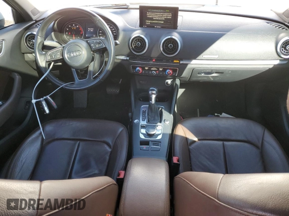 2017 Audi A3 Sedan Premium Plus with VIN WAUGUGFF0H1054991, listed as a Copart auction lot 79725324 with 128,270 mi miles and Salvage Title. Bid and sale history available at carsss.com. Image 8.