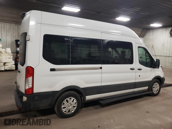 2018 Ford Transit with VIN 1FDZX2XM3JKB43243, listed as a Copart auction lot 47685495 with 201,458 mi miles and Clean Title. Bid and sale history available at DreamBid. Image 3.