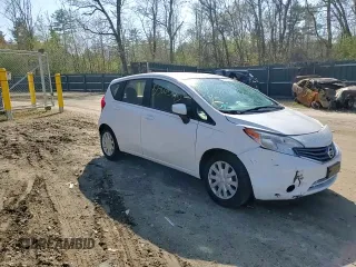 2015 Nissan Note SV with VIN 3N1CE2CP1FL448281, listed as a Copart auction lot 55665145 with 81,934 mi miles and Salvage title. Bid and sale history available at DreamBid. Image 13.