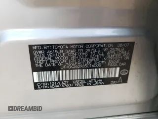 2008 Lexus IS 250 z VIN JTHCK262X85016005, wystawiony jako Copart lot #58820055 z przebiegiem 100 731 mil mil oraz Szkoda całkowita • Salvage title. Historia ofert i sprzedaży dostępna na DreamBid. Obrazek 13.