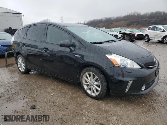 2012 Toyota Prius Two with VIN JTDZN3EUXC3138735, listed as a Copart auction lot 37204754 with 154,591 mi miles and Clean Title. Bid and sale history available at DreamBid. Image 4.