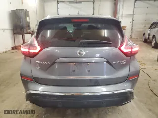 2020 Nissan Murano Platinum with VIN 5N1AZ2DS2LN116773, listed as a Copart auction lot 43202845 with 78,239 mi miles and Salvage Title. Bid and sale history available at carsss.com. Image 6.