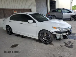2016 Honda Accord Sport with VIN 1HGCR2F53GA059261, listed as a Copart auction lot 56152065 with 207,532 mi miles and Salvage title. Bid and sale history available at DreamBid. Image 4.