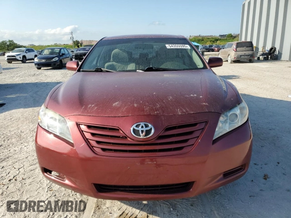 2007 Toyota Camry CE with VIN 4T1BE46K37U544906, listed as a Copart auction lot 54355595 with 317,219 mi miles and Salvage Title. Bid and sale history available at DreamBid. Image 5.