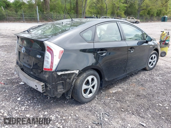 2015 Toyota Prius Four with VIN JTDKN3DU2F0445972, listed as a IAAI auction lot 42040633 with 153,890 mi miles. Bid and sale history available at carsss.com. Image 4.
