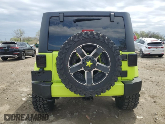 2017 Jeep Wrangler Unlimited Sahara z VIN 1C4BJWEGXHL511918, wystawiony jako Copart lot #52927595 z przebiegiem 83 624 mil mil oraz Szkoda całkowita • Salvage title. Historia ofert i sprzedaży dostępna na DreamBid. Obrazek 6.