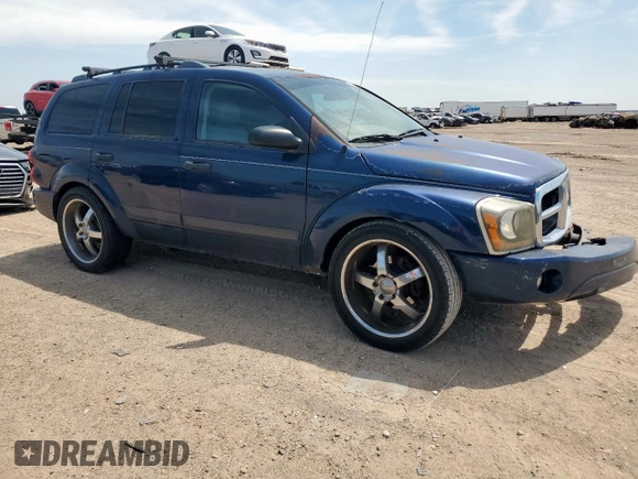 2006 Dodge Durango SLT with VIN 1D4HD48N96F104641, listed as a Copart auction lot 59342465 with 232,136 mi miles and Salvage title. Bid and sale history available at DreamBid. Image 4.