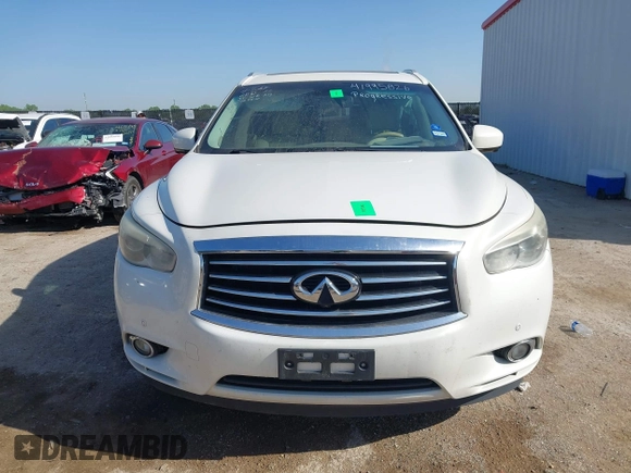 2014 Infiniti QX60 with VIN 5N1AL0MNXEC553824, listed as a IAAI auction lot 41995826 with 153,923 mi miles and . Bid and sale history available at DreamBid. Image 12.