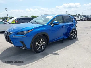 2019 Lexus NX with VIN JTJYARBZ8K2150393, listed as a IAAI auction lot 41917660 with 87,728 mi miles. Bid and sale history available at carsss.com. Image 2.