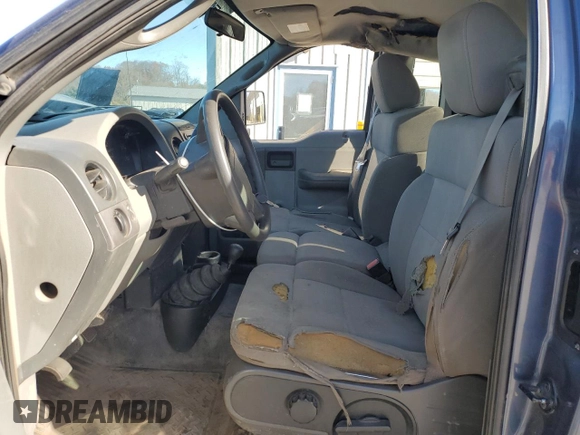 2005 Ford F-150 XL with VIN 1FTRF14W65KC37551, listed as a Copart auction lot 80317184 with 191,768 mi miles and Salvage title. Bid and sale history available at DreamBid. Image 7.