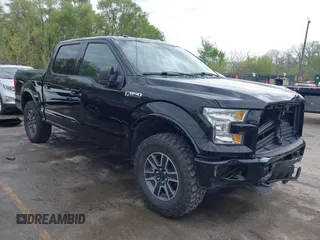2017 Ford F-150 XL with VIN 1FTEW1EF9HKC54488, listed as a IAAI auction lot 42010877 with 186,860 mi miles. Bid and sale history available at carsss.com. Image 1.