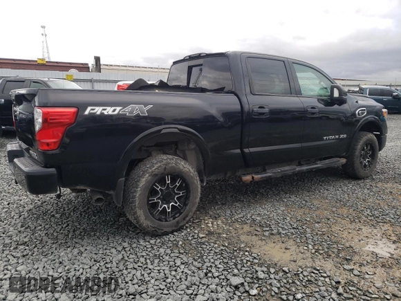 2017 Nissan Titan XD SV with VIN 1N6BA1F42HN519598, listed as a Copart auction lot 81415254 with 176,020 mi miles and Clean Title. Bid and sale history available at carsss.com. Image 3.
