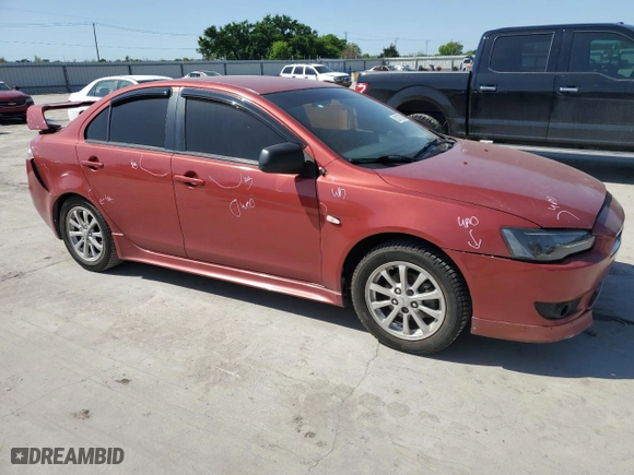 2010 Mitsubishi Lancer ES with VIN JA32U2FUXAU005329, listed as a Copart auction lot 52176725 with 140,355 mi miles and Salvage Title. Bid and sale history available at carsss.com. Image 4.
