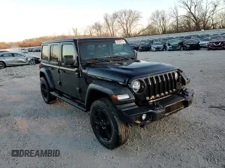 2022 Jeep Wrangler Unlimited Sport with VIN 1C4HJXDN9NW264238, listed as a Copart auction lot 87304774 with 33,217 mi miles and Salvage Title. Bid and sale history available at DreamBid. Image 14.