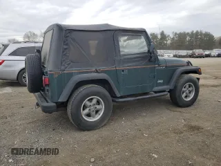 1999 Jeep Wrangler SE with VIN 1J4FY29P0XP420576, listed as a Copart auction lot 51205185 with 101,327 mi miles and Non Repairable. Bid and sale history available at carsss.com. Image 3.