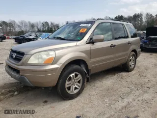 2003 Honda Pilot EX with VIN 2HKYF185X3H579951, listed as a Copart auction lot 49812365 with 197,341 mi miles and Salvage Title. Bid and sale history available at carsss.com. Image 1.