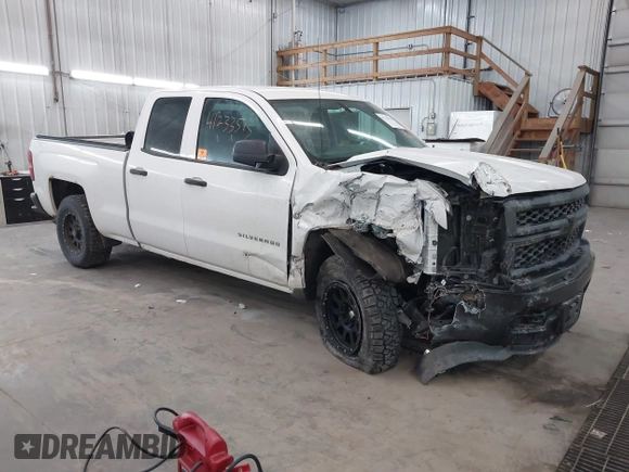 2014 Chevrolet Silverado 1500 Work Truck with VIN 1GCVKPEH3EZ175188, listed as a IAAI auction lot 41233513 with 115,133 mi miles and . Bid and sale history available at DreamBid. Image 1.