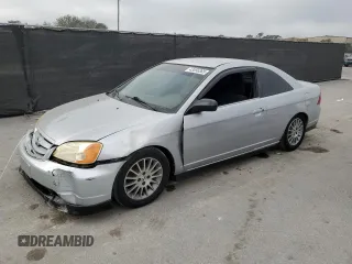 2003 Honda Civic LX with VIN 1HGEM21523L010596, listed as a Copart auction lot 43556365 with 171,154 mi miles and Salvage Title. Bid and sale history available at DreamBid. Image 1.
