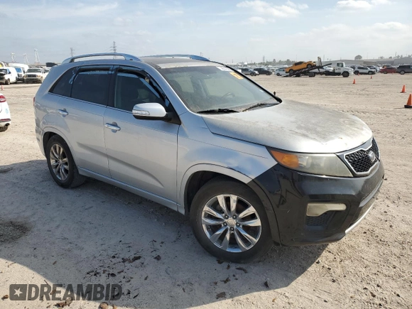 2011 Kia Sorento SX with VIN 5XYKW4A2XBG161449, listed as a Copart auction lot 45579955 with 182,616 mi miles and Clean Title. Bid and sale history available at carsss.com. Image 4.
