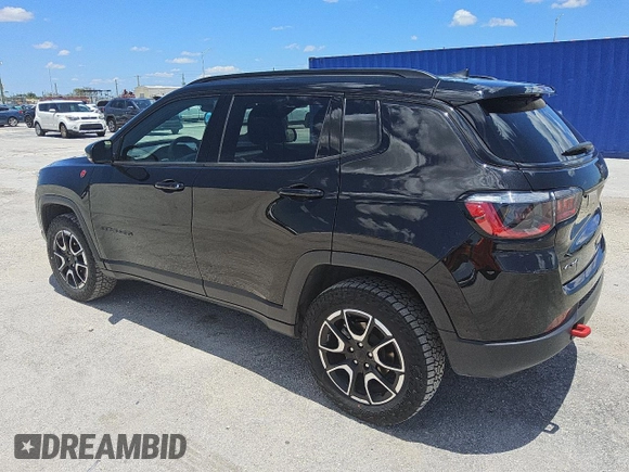 2024 Jeep Compass Trailhawk with VIN 3C4NJDDNXRT137253, listed as a Copart auction lot 56059935 with 31,615 mi miles and Clean title. Bid and sale history available at DreamBid. Image 2.