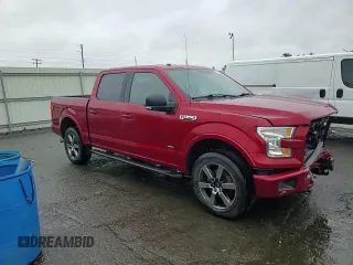 2016 Ford F-150 XLT with VIN 1FTEW1EP4GKE42424, listed as a Copart auction lot 56374405 with 167,275 mi miles and Salvage title. Bid and sale history available at DreamBid. Image 14.