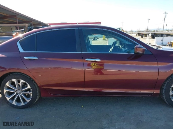 2014 Honda Accord Sedan Sport with VIN 1HGCR2F54EA188316, listed as a IAAI auction lot 41755463 with 102,443 mi miles. Bid and sale history available at carsss.com. Image 13.