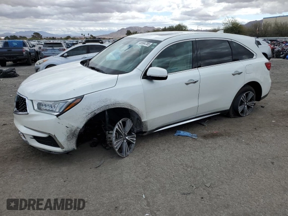 2018 Acura MDX z VIN 5J8YD3H37JL002949, wystawiony jako Copart lot #48994785 z przebiegiem 69 438 mil mil oraz Szkoda całkowita • Salvage title. Historia ofert i sprzedaży dostępna na DreamBid. Obrazek 1.