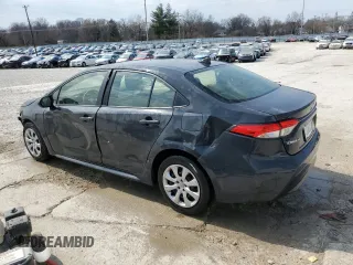 2023 Toyota Corolla LE z VIN JTDB4MEE3P3014377, wystawiony jako Copart lot #48761545 z przebiegiem 8 798 mil mil oraz Szkoda całkowita • Salvage title. Historia ofert i sprzedaży dostępna na DreamBid. Obrazek 2.