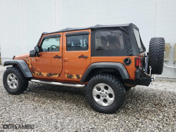 2010 Jeep Wrangler Unlimited Sport with VIN 1J4BA3H10AL213335, listed as a Copart auction lot 50534795 with 161,083 mi miles and Clean Title. Bid and sale history available at carsss.com. Image 2.