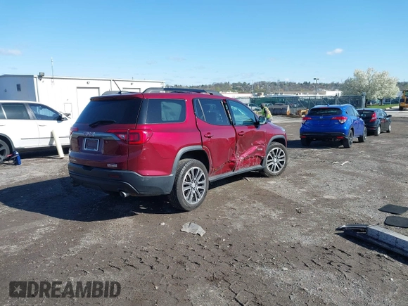2017 GMC Acadia SLT with VIN 1GKKNVLS1HZ145287, listed as a IAAI auction lot 41977723 with 98,571 mi miles and . Bid and sale history available at carsss.com. Image 4.