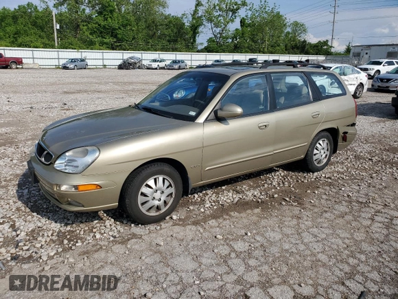 2000 Daewoo Nubira CDX z VIN KLAJB82Z2YK536836, wystawiony jako Copart lot #55621465 z przebiegiem 58 133 mil mil oraz Szkody całkowita. Historia ofert i sprzedaży dostępna na DreamBid. Obrazek 1.