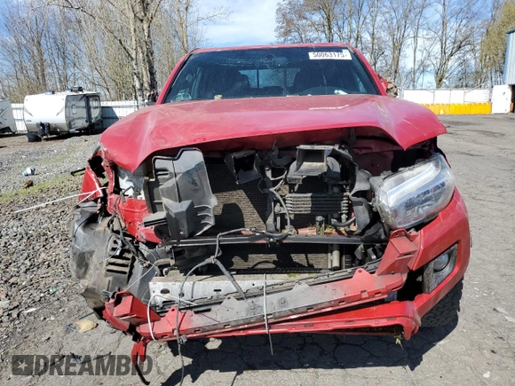 2017 Toyota Tacoma SR5 with VIN 3TMCZ5AN6HM098969, listed as a Copart auction lot 50063175 with 103,996 mi miles and Salvage Title. Bid and sale history available at carsss.com. Image 5.