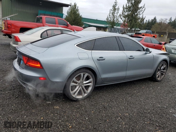2012 Audi A7 3.0 Premium Plus with VIN WAUSGAFCXCN002273, listed as a Copart auction lot 80582624 with 126,706 mi miles and Salvage Title. Bid and sale history available at carsss.com. Image 3.