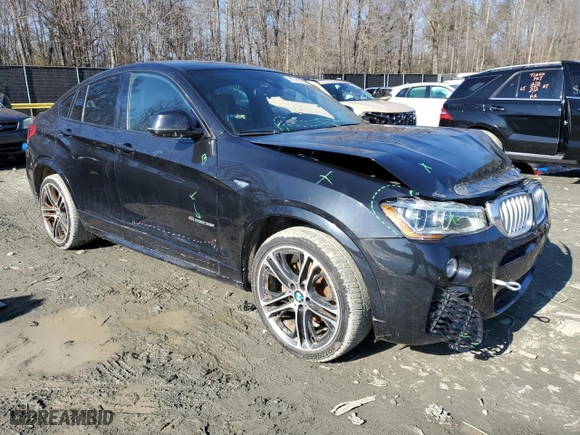 2016 BMW X4 xDrive35i with VIN 5UXXW5C53G0N91614, listed as a Copart auction lot 43716505 with NaN miles and Salvage Title. Bid and sale history available at carsss.com. Image 4.