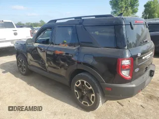 2021 Ford Bronco Sport Outer Banks with VIN 3FMCR9C66MRA59546, listed as a Copart auction lot 54226735 with 81,369 mi miles and Salvage title. Bid and sale history available at DreamBid. Image 2.